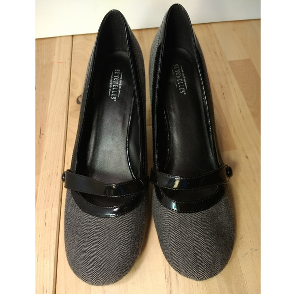 Seychelles Shoes - Seychelles Black Gray Classic Stiletto Heels 10 M